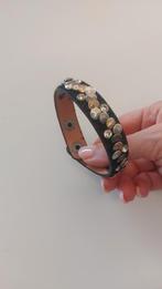 Armband met pailletten,  stenen.  Houten armband, Ophalen of Verzenden