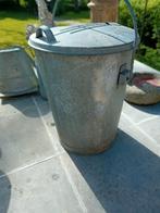 Oude zinken vuilnisbak, Ophalen of Verzenden
