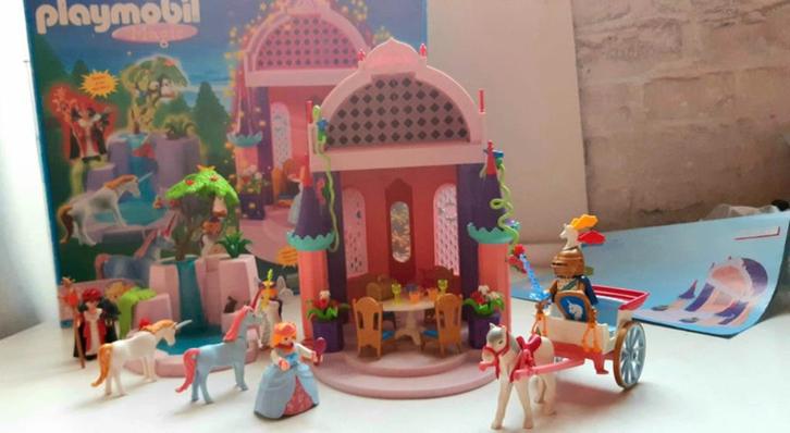 Playmobil 5756 Sprookjespaleis Eenhoornprinses, Kinderen en Baby's, Speelgoed | Playmobil, Zo goed als nieuw, Complete set, Ophalen of Verzenden