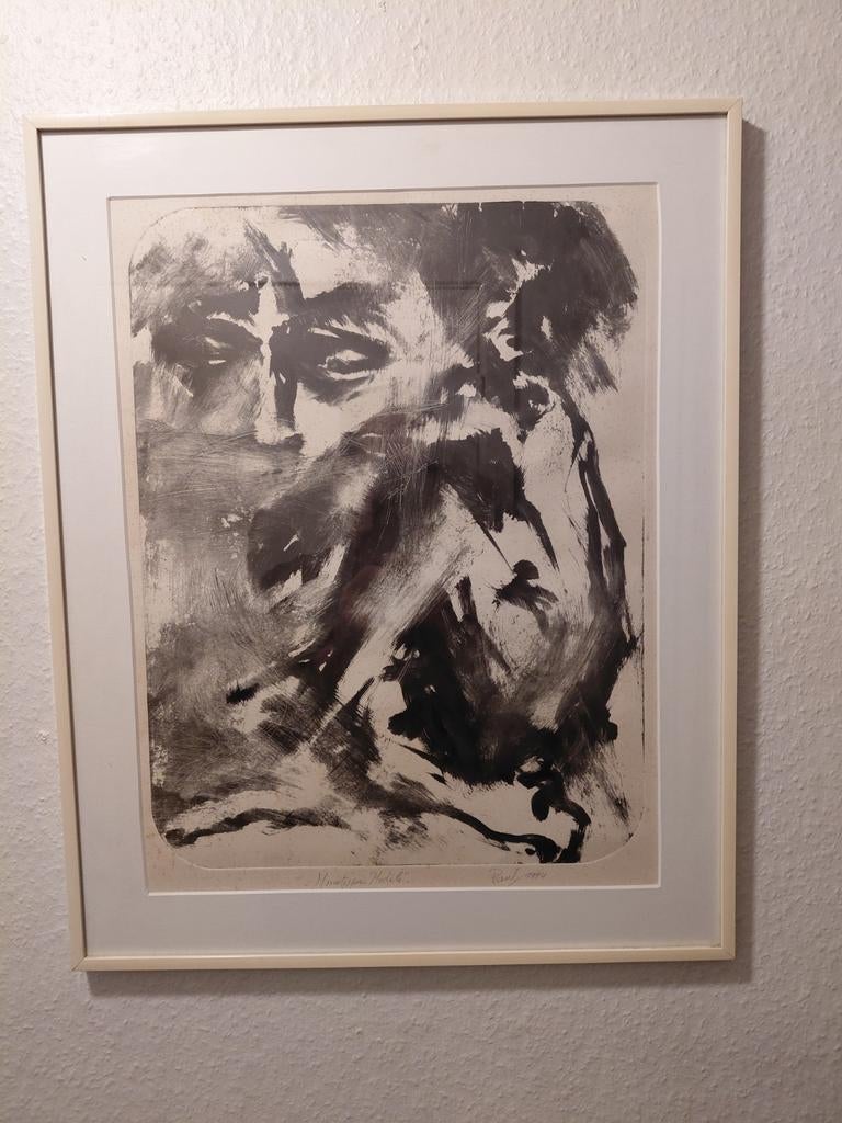 Monotype "Modele" 1994, Antiquités & Art, Art | Lithographies & Sérigraphies