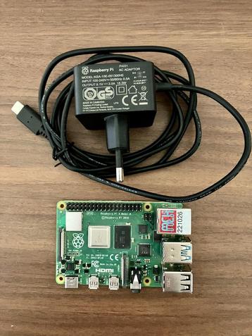 Raspberry Pi 4 Model B 2 GB incl. stroomadapter beschikbaar voor biedingen