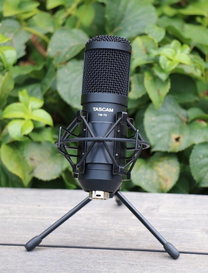 Tascam TM-70 Microfoon + Tafelstatief, Muziek en Instrumenten, Microfoons, Zo goed als nieuw, Ophalen