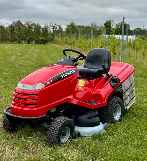 Honda Zitmaaier 2417 Hydrostat motor 16 pk tweecilinder, Tuin en Terras, Zitmaaiers, Zo goed als nieuw, 90 tot 120 cm, Opvangbak