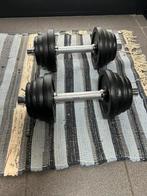 Halterset 2x15kg, Sport en Fitness, Ophalen, Zo goed als nieuw, Halterset