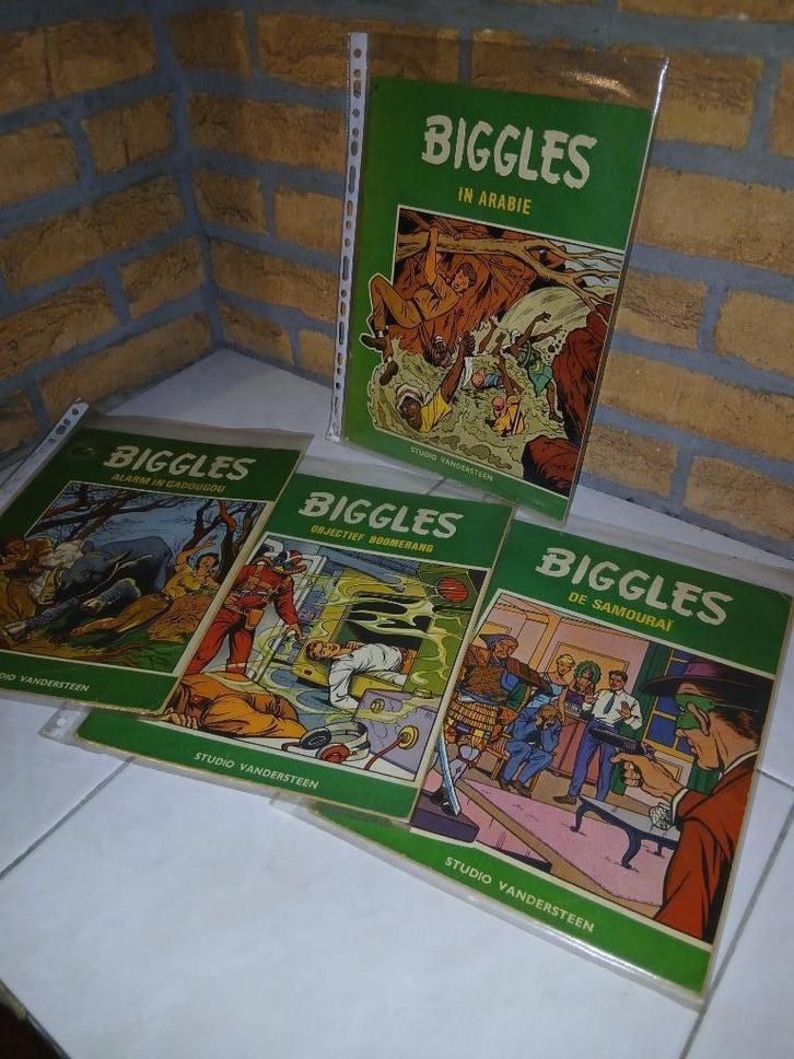Biggles (Vandersteen), Boeken, Stripverhalen, Gelezen, Meerdere stripboeken, Ophalen of Verzenden