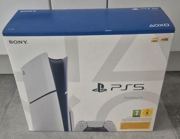 PS5 Slim console disc-editie, nieuwe staat, garantie  beschikbaar voor biedingen