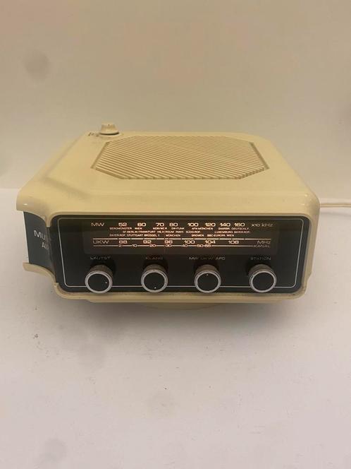 Vintage Space Age Flip Radio-réveil Music Air 10F-2Y, Audio, Tv en Foto, Radio's, Zo goed als nieuw, Radio, Ophalen of Verzenden