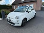 Fiat 500 Cabrio 1.2 benzine Navi/Pdc euro6B, Auto's, Testrit aan huis, 4 cilinders, 85 g/km, Wit