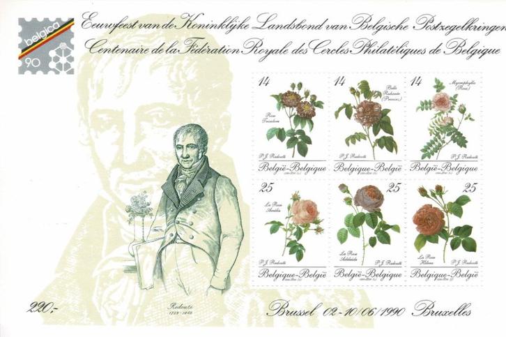 Blokje 67 Belgica 1990, Postzegels en Munten, Postzegels | Europa | België, Postfris, Orginele gom, Koninklijk huis, Postfris