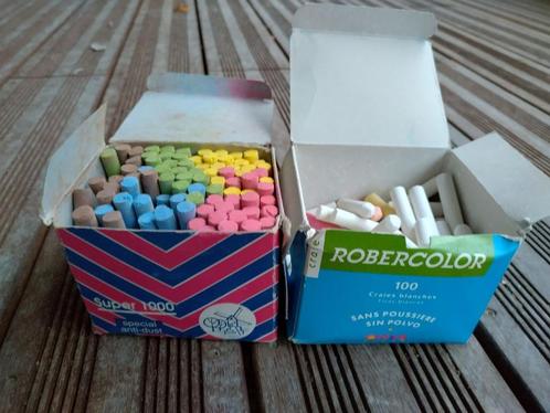 Honderden stofvrije krijtjes van Robercolor, Hobby en Vrije tijd, Cursusmateriaal, Gebruikt, Kunst en Creatief, Meerdere media