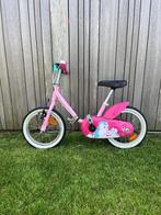 Kinderfiets met zijwieltjes, Fietsen en Brommers, Zijwieltjes, Gebruikt, Ophalen of Verzenden, Minder dan 16 inch
