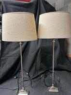 2 landelijke tafellampen, Ophalen, Zo goed als nieuw, Metaal