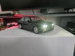 BMW E30 M3 — Modelauto 1:24 — Met licht — Zwart, Ophalen of Verzenden, Nieuw