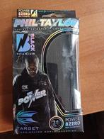Target Phil Taylor Power 8ZERO Black Titanium dartspijlen, Pijlen, Ophalen of Verzenden, Zo goed als nieuw