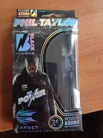 Target Phil Taylor Power 8ZERO Black Titanium dartspijlen