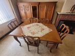 massief eiken eetplaats, Huis en Inrichting, Ophalen, Zo goed als nieuw, Massief eiken eetplaats, Minder dan 4 stoelen