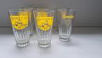 8 oude bierglazen, Ophalen, Gebruikt