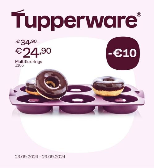 tupperware Multiflex donut, Maison & Meubles, Cuisine| Tupperware, Neuf, Violet, Enlèvement ou Envoi