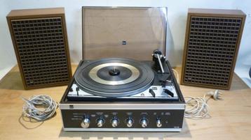 Vintage Dual platenspeler HS 38 met originele luidsprekers. beschikbaar voor biedingen