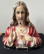 Mooie Buste Heilig Hart - 26 cm - Gips, Ophalen of Verzenden