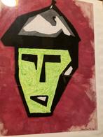 Abstract modern schilderwerk Vn Bauters.’ Bieden altijd ok., Antiek en Kunst, Kunst | Litho's en Zeefdrukken, Ophalen