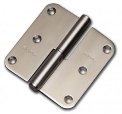 Scharnieren - Paumelle INOX - Als nieuw !, Doe-het-zelf en Bouw, Hang- en Sluitwerk, Nieuw, Scharnier, Inox, Ophalen