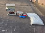 MAGNIFIQUE DECOR HO INDUSTRIEL+VEHICULES ET SABLE, Ophalen of Verzenden, Zo goed als nieuw, Gelijkstroom of Wisselstroom, Rails