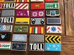 Lego tegels 2x4 stickers 91 stuks / 85-85, Kinderen en Baby's, Speelgoed | Duplo en Lego, Ophalen of Verzenden, Gebruikt, Losse stenen