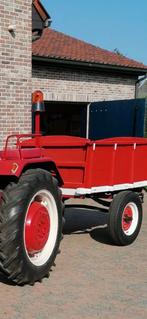 Kipkar oldtimer tractor, Ophalen