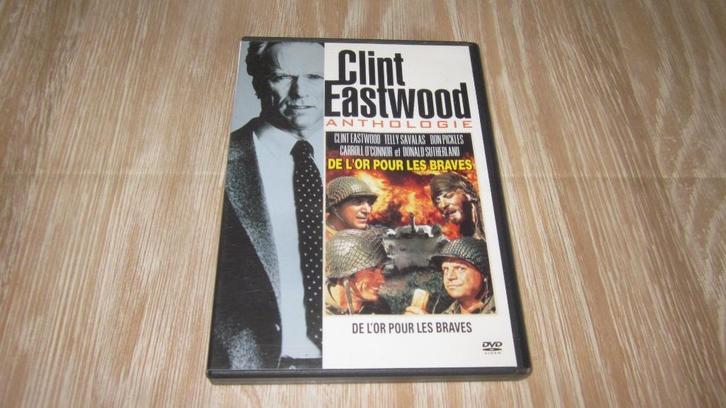 CLINT EASTWOOD - De l'or pour les braves - DVD, Cd's en Dvd's, Dvd's | Actie, Zo goed als nieuw, Actiethriller, Alle leeftijden