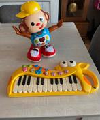 Baby speelgoed Aapje Vtech + piano, Comme neuf, Enlèvement ou Envoi