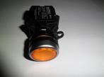 Drukschakelaar Moeller M22-K10(NO) Oranje met LED 10A 600VAC, Utilisé, Enlèvement ou Envoi