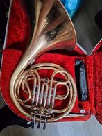 Franse hoorn, Muziek en Instrumenten, Blaasinstrumenten | Hoorns, Gebruikt, Ophalen of Verzenden