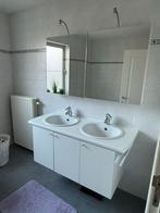 Badkamer meubel + spiegel, Ophalen, Gebruikt, Wasbak of Wastafel