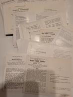 bidprentjes (zie beschrijving), Verzamelen, Ophalen, Bidprentje