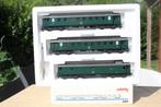 MARKLIN 4394 SNCB COFFRET DE 3 VOITURES HO, Wisselstroom, Verzenden, Märklin, Gebruikt