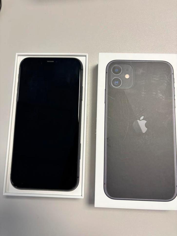 Iphone 11 64gb, Telecommunicatie, Mobiele telefoons | Apple iPhone, Zo goed als nieuw, 64 GB, Zonder simlock, iPhone 11, Zwart