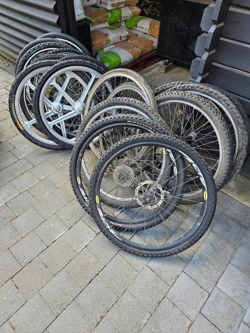 Lot de paires de roues VTT rétro vintage de 26 pouces, Vélos & Vélomoteurs, Vélos Pièces, Utilisé, VTT, Enlèvement ou Envoi