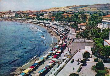 1955 - ITALIË - Lazio - Santa Marinella - La Spiaggia beschikbaar voor biedingen