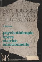 Psychothérapie brève et crise émotionnelle P. Sifneos, Boeken, Psychologie, Gelezen, Peter E. Sifneos, M.D., Klinische psychologie