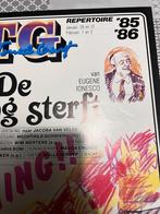 Vintage Poster NTG: De Koning sterft van Eugene Ionesco *Her, Verzamelen, Deurposter of groter, Ophalen of Verzenden, Reclame