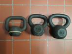 3 Kettlebells, Sports & Fitness, Équipement de fitness, Enlèvement, Utilisé, Bras, Kettlebell