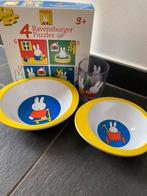 Nijntje - set van 2 kommetjes, drinkbeker en puzzels, Ophalen, Zo goed als nieuw