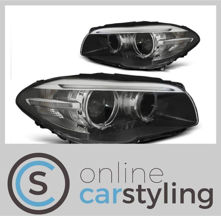 Angel eyes koplampen BMW 5-Serie F10 / F11 Xenon Real DRL, Autos : Pièces & Accessoires, Éclairage, BMW, Neuf, Enlèvement ou Envoi