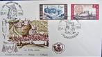 FDC TOERISME- AUBEL- HUY- TONGEREN- LIEGE, Postzegels en Munten, Ophalen of Verzenden, Gestempeld, Plaats of Gebouw