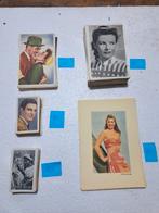 350 prentkaarten filmsterren van vroeger, Kwatta, Verzamelen, Ophalen, 1940 tot 1960, Sterren en Beroemdheden