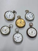 6X vintage antiek zakhorloge pocket watch zak-horloge vtg, Antiek en Kunst, Antiek | Klokken, Ophalen of Verzenden