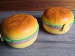 Lunch box in de vorm van een hamburger, Ophalen