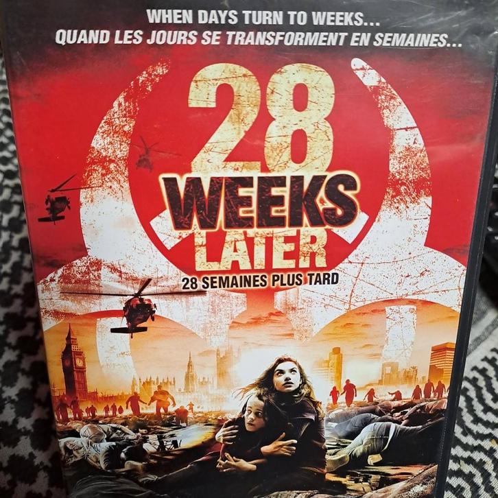 28 weeks later dvd in nieuwstaat krasvrij 4eu, Cd's en Dvd's, Dvd's | Horror, Zo goed als nieuw, Vampiers of Zombies, Vanaf 16 jaar