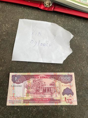 Somaliland 1000 shilling UNC! beschikbaar voor biedingen